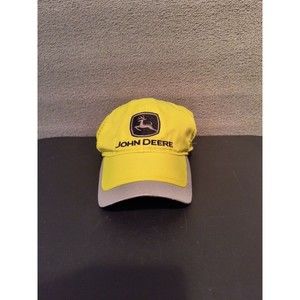 John Deere Embroidered Ball Cap Hat Green.  Nothing Runs Like A Deere!